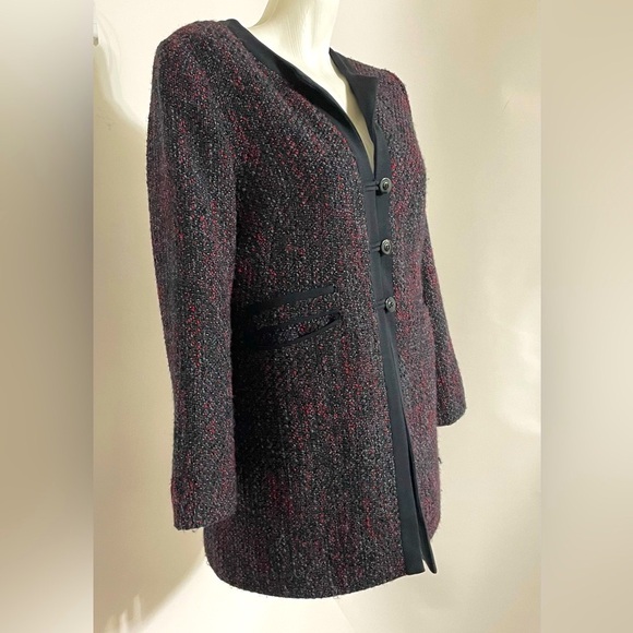 PENDLETON PETITES / Tweed Coat Jacket - Picture 4 of 13